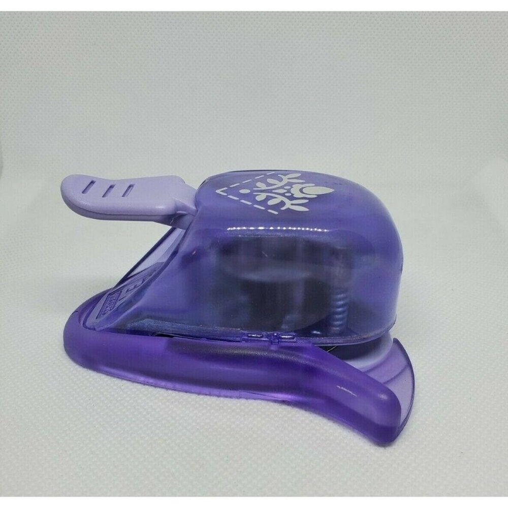 EK Success Scrapbook Corner Hole Punch, Purple Decorative Craft Tool for Crafts